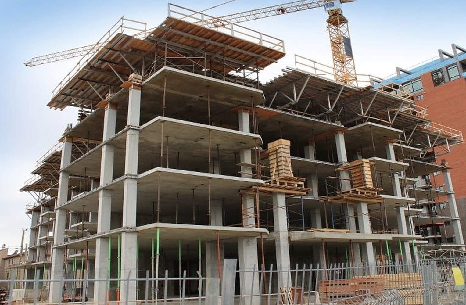 Commercial construction services in Baghpat for offices shops and business buildings with modern design